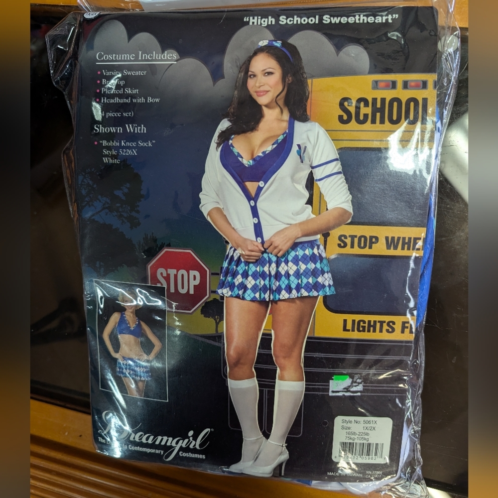 Dreamgirl - High School Sweetheart Costume - 1X/2X